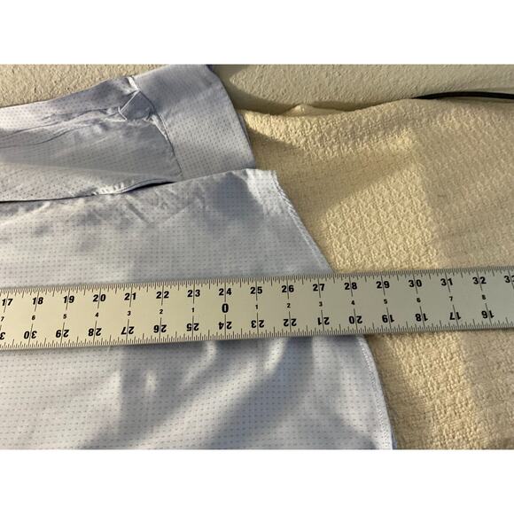 Charles Tyrwhitt Men's 16/34 Slim Fit Light Blue Dress Shirt Button Down - Picture 5 of 7